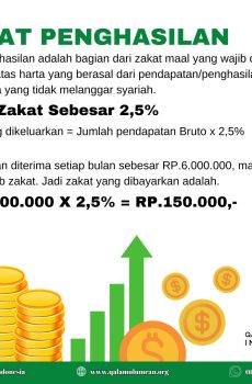 Bayar Zakat Penghasilan
